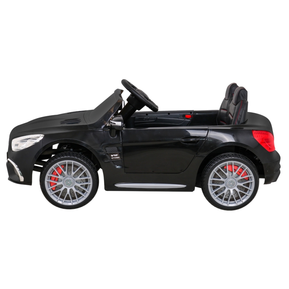 Elektromobilis Mercedes Benz AMG SL65 S, juodas-Elektromobiliai vaikams, Mašinos-e-vaikas