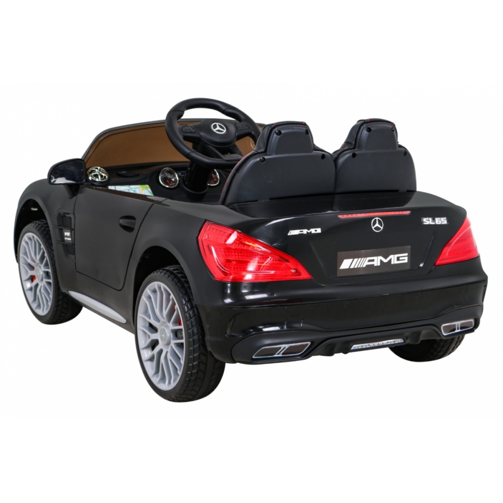 Elektromobilis Mercedes Benz AMG SL65 S, juodas-Elektromobiliai vaikams, Mašinos-e-vaikas