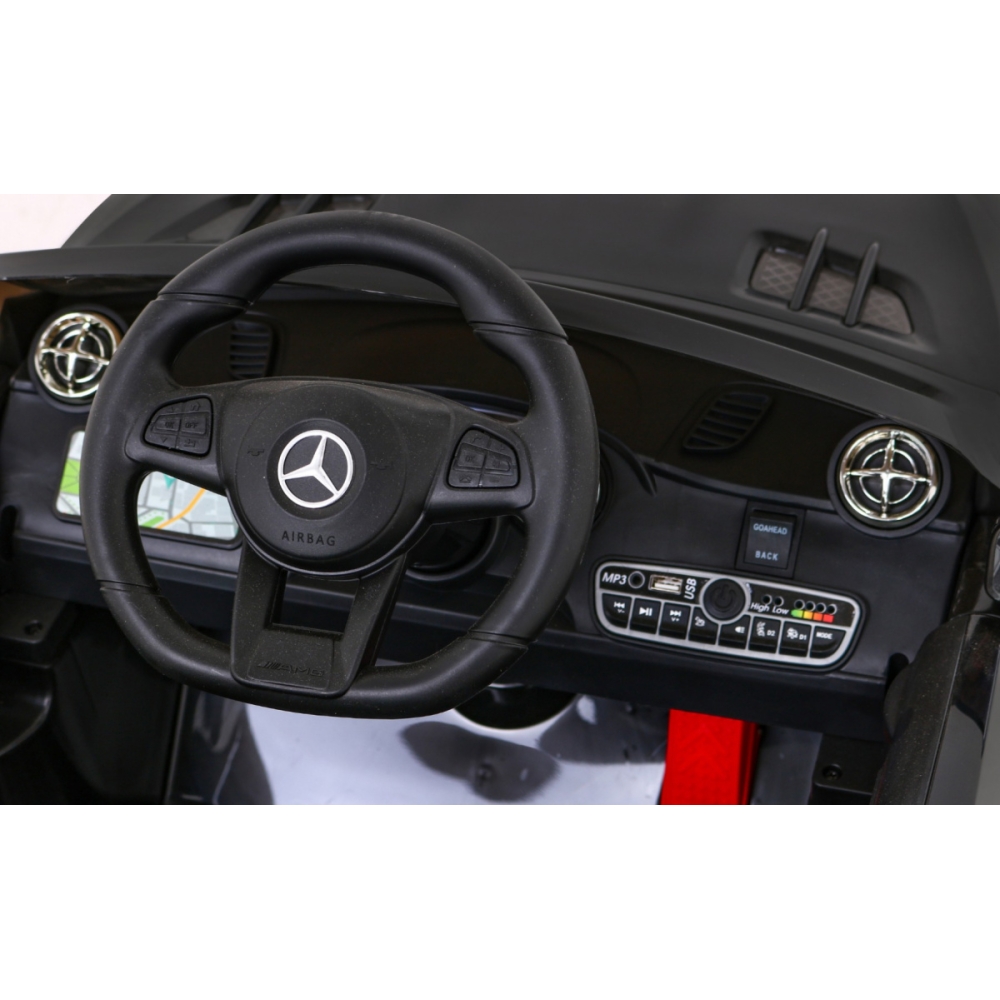 Elektromobilis Mercedes Benz AMG SL65 S, juodas-Elektromobiliai vaikams, Mašinos-e-vaikas
