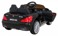 Mercedes Benz AMG SL65 S elektryczny dla dzieci Czarny + Pilot + Audio LED + Ekoskóra + EVA + Wolny Start
