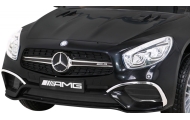 Mercedes Benz AMG SL65 S elektryczny dla dzieci Czarny + Pilot + Audio LED + Ekoskóra + EVA + Wolny Start