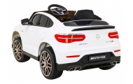 „Mercedes-Benz GLC63S“ vaikams, baltas visureigis + nuotolinio valdymo pultas + 4x4 pavara-Elektromobiliai vaikams, Visureigiai-
