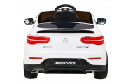 „Mercedes-Benz GLC63S“ vaikams, baltas visureigis + nuotolinio valdymo pultas + 4x4 pavara-Elektromobiliai vaikams, Visureigiai-