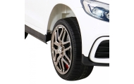 „Mercedes-Benz GLC63S“ vaikams, baltas visureigis + nuotolinio valdymo pultas + 4x4 pavara-Elektromobiliai vaikams, Visureigiai-