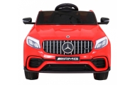 Mercedes Benz GLC63S dla dzieci Czerwony + Pilot + Napęd 4x4 + MP3 LED + EVA + Wolny Start