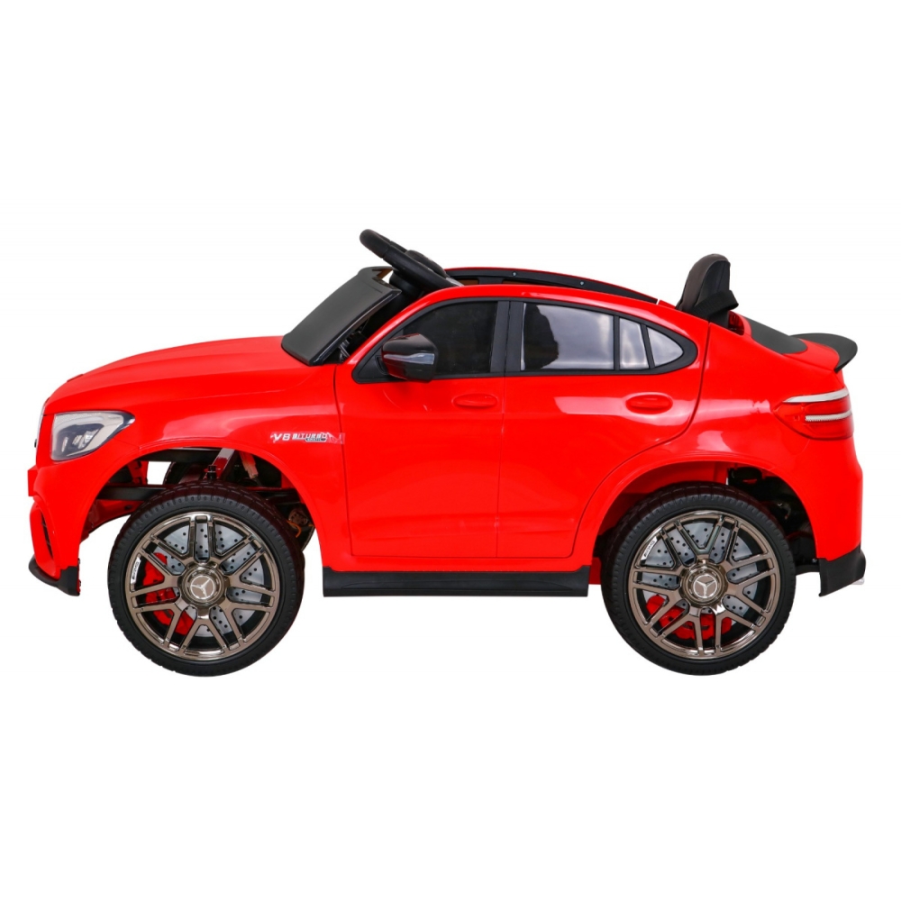 Elektromobilis Mercedes Benz GLC63S 4x4, Red-Elektromobiliai vaikams, Visureigiai-e-vaikas