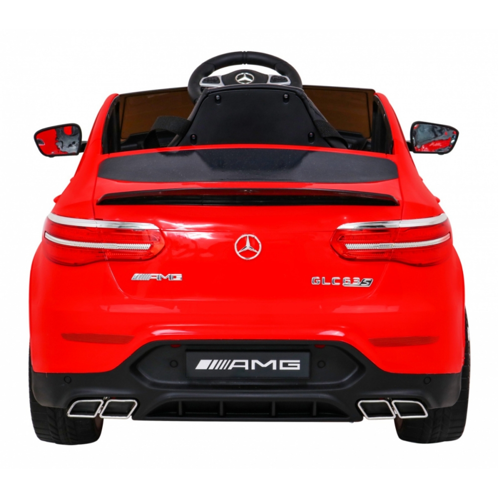 Elektromobilis Mercedes Benz GLC63S 4x4, Red-Elektromobiliai vaikams, Visureigiai-e-vaikas