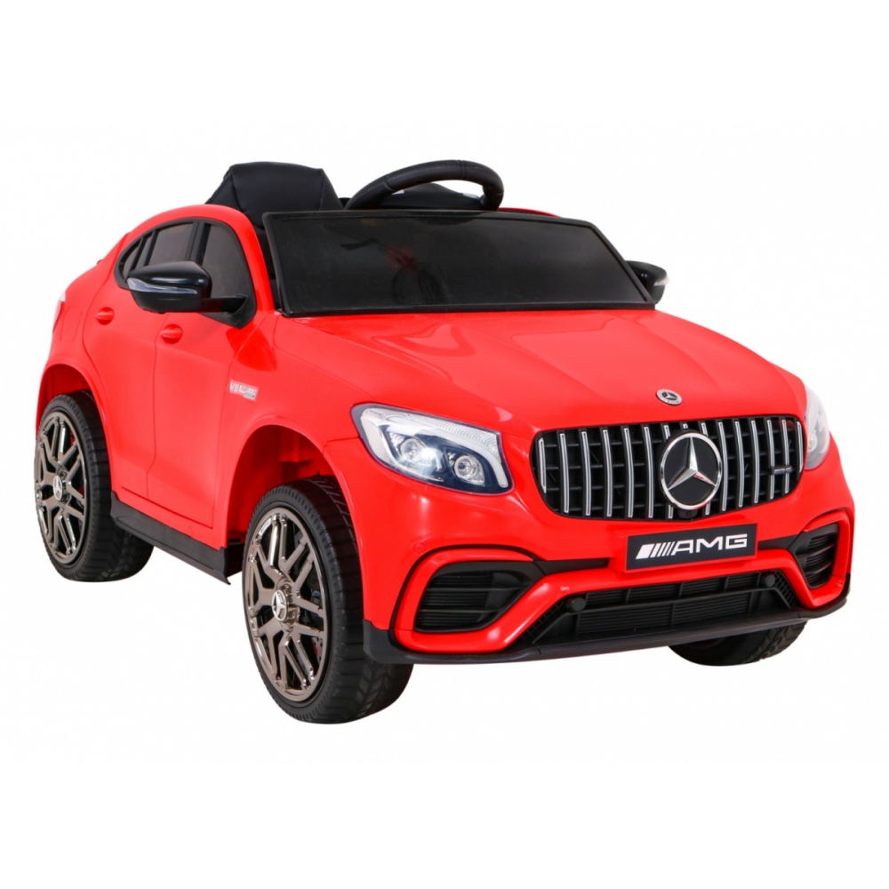 Elektromobilis Mercedes Benz GLC63S 4x4, Red-Elektromobiliai vaikams, Visureigiai-e-vaikas