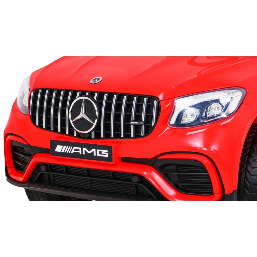 Elektromobilis Mercedes Benz GLC63S 4x4, Red-Elektromobiliai vaikams, Visureigiai-e-vaikas