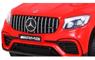 Elektromobilis Mercedes Benz GLC63S 4x4, Red-Elektromobiliai vaikams, Visureigiai-e-vaikas