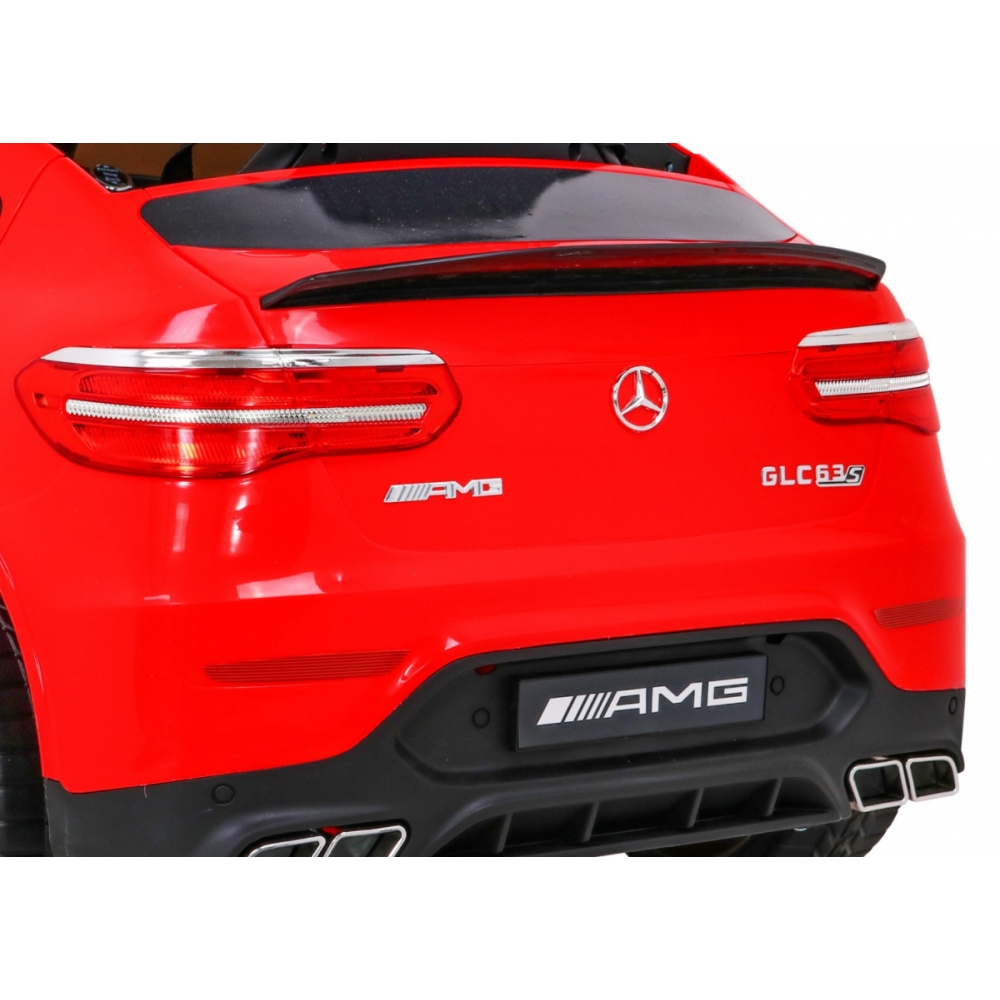 Elektromobilis Mercedes Benz GLC63S 4x4, Red-Elektromobiliai vaikams, Visureigiai-e-vaikas