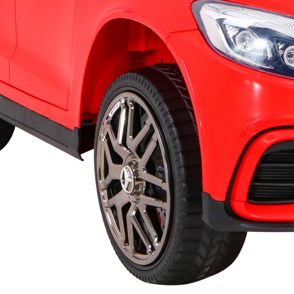 Elektromobilis Mercedes Benz GLC63S 4x4, Red-Elektromobiliai vaikams, Visureigiai-e-vaikas