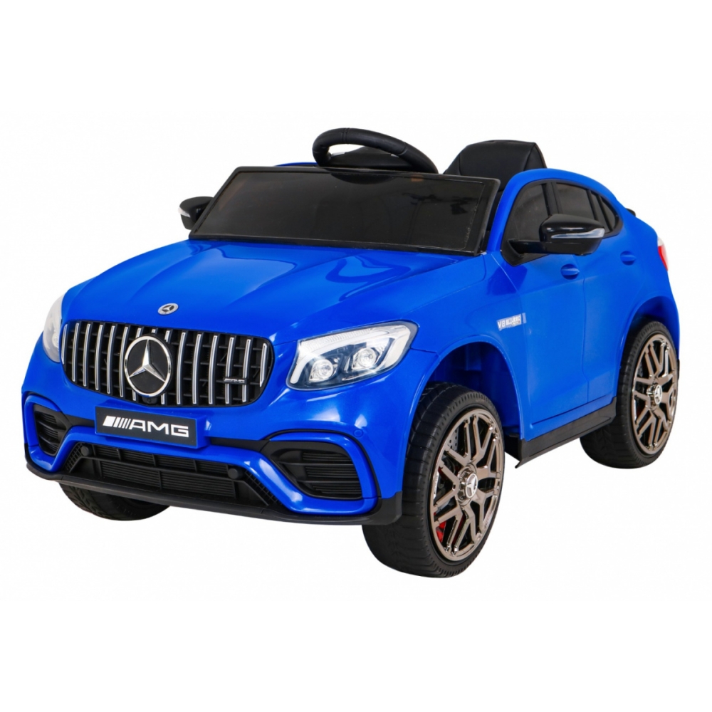 Elektromobilis Mercedes Benz GLC63S 4x4, Blue-Elektromobiliai vaikams, Visureigiai-e-vaikas