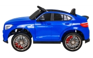 Mercedes Benz GLC63S dla dzieci Niebieski + Pilot + Napęd 4x4 + MP3 LED + EVA + Wolny Start
