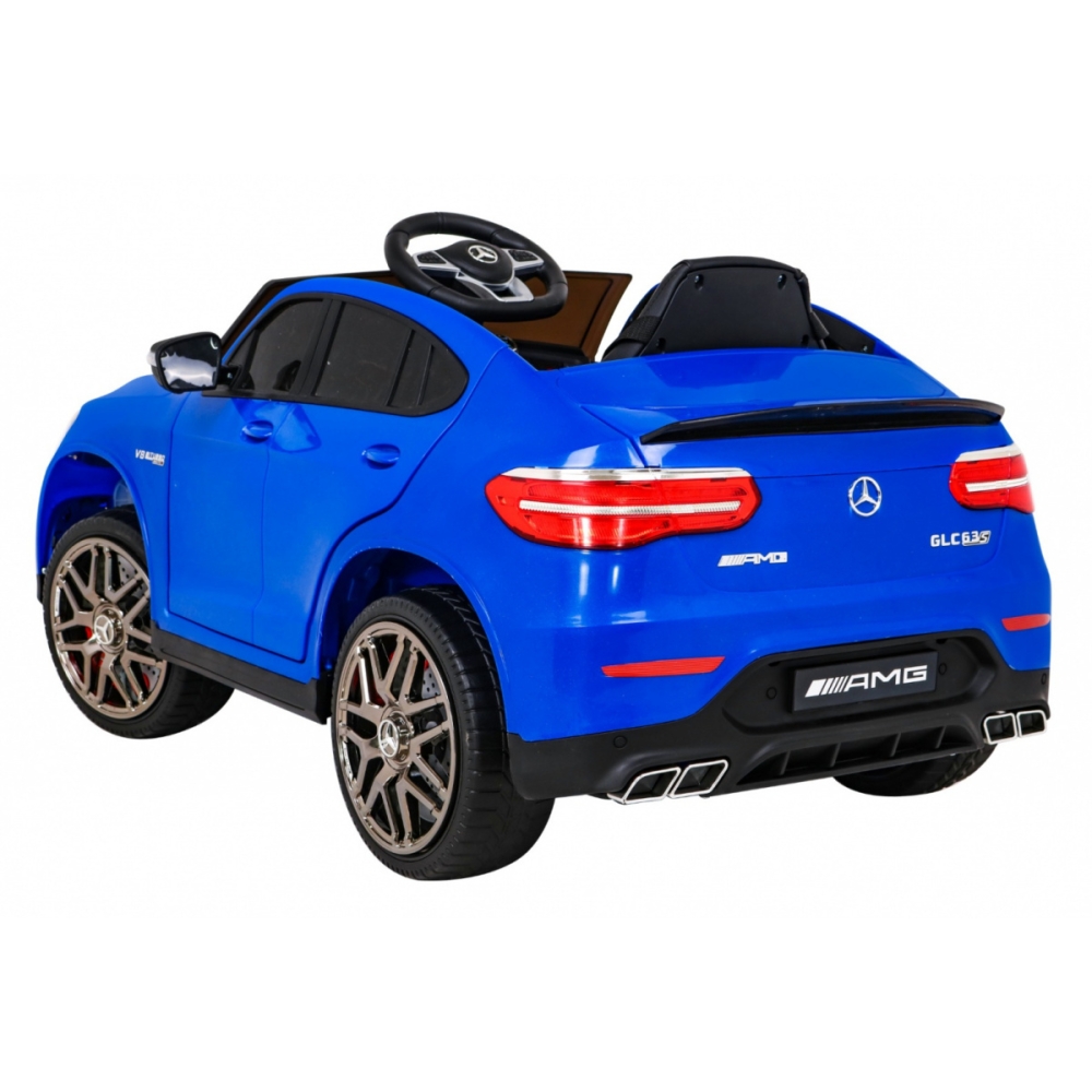 Elektromobilis Mercedes Benz GLC63S 4x4, Blue-Elektromobiliai vaikams, Visureigiai-e-vaikas