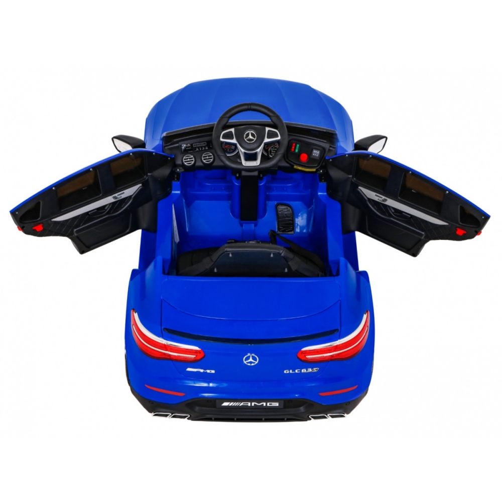 Elektromobilis Mercedes Benz GLC63S 4x4, Blue-Elektromobiliai vaikams, Visureigiai-e-vaikas
