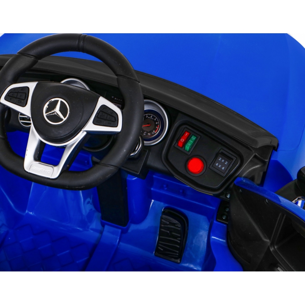 Elektromobilis Mercedes Benz GLC63S 4x4, Blue-Elektromobiliai vaikams, Visureigiai-e-vaikas