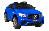 Mercedes Benz GLC63S dla dzieci Niebieski + Pilot + Napęd 4x4 + MP3 LED + EVA + Wolny Start