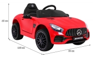 Elektromobilis Mercedes Benz GT, Red-Elektromobiliai vaikams, Mašinos-e-vaikas