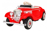 Mercedes Benz Retro 540A dla dzieci Czerwony + Tryb "Rodzica" + Pilot + Panel audio + LED