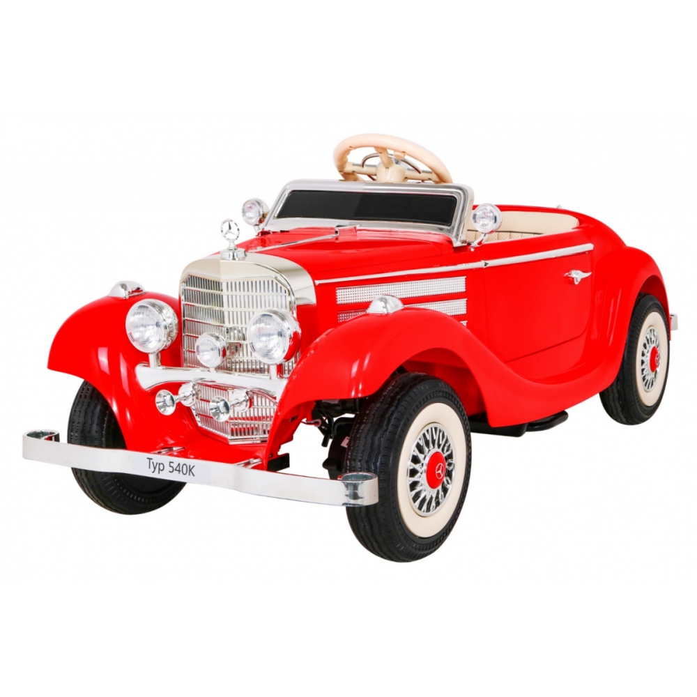 Elektromobilis Mercedes Benz Retro 540A, Red-Elektromobiliai vaikams, Mašinos-e-vaikas