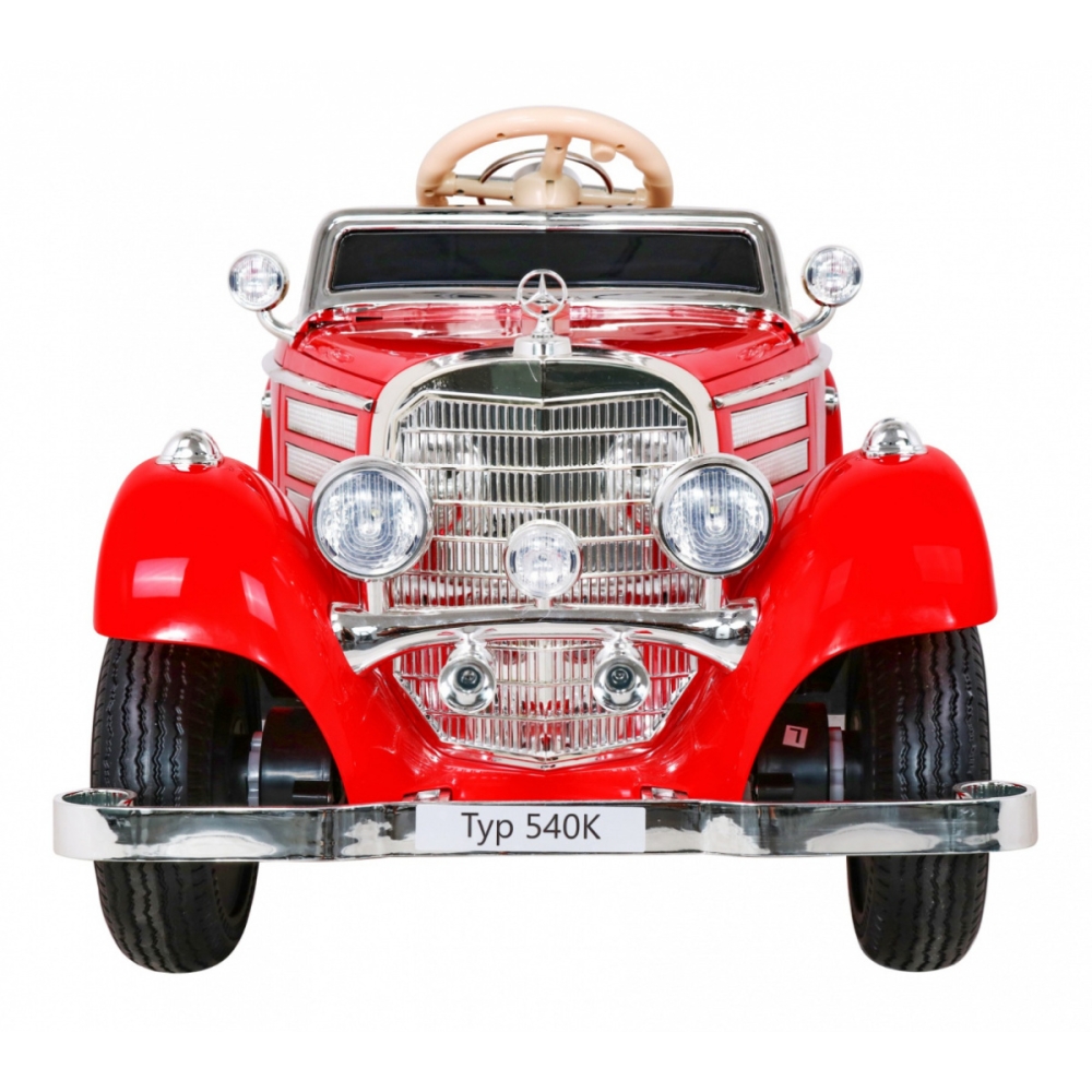 Elektromobilis Mercedes Benz Retro 540A, Red-Elektromobiliai vaikams, Mašinos-e-vaikas