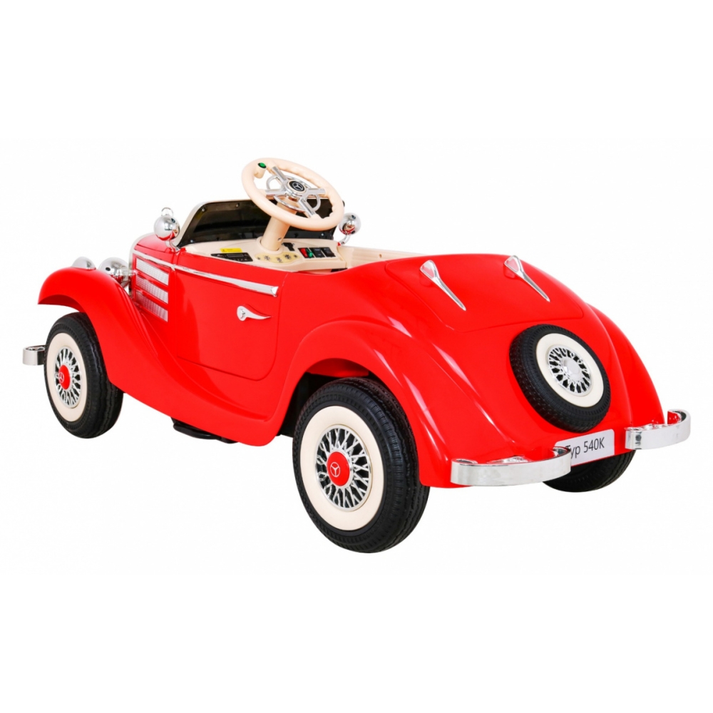 Elektromobilis Mercedes Benz Retro 540A, Red-Elektromobiliai vaikams, Mašinos-e-vaikas