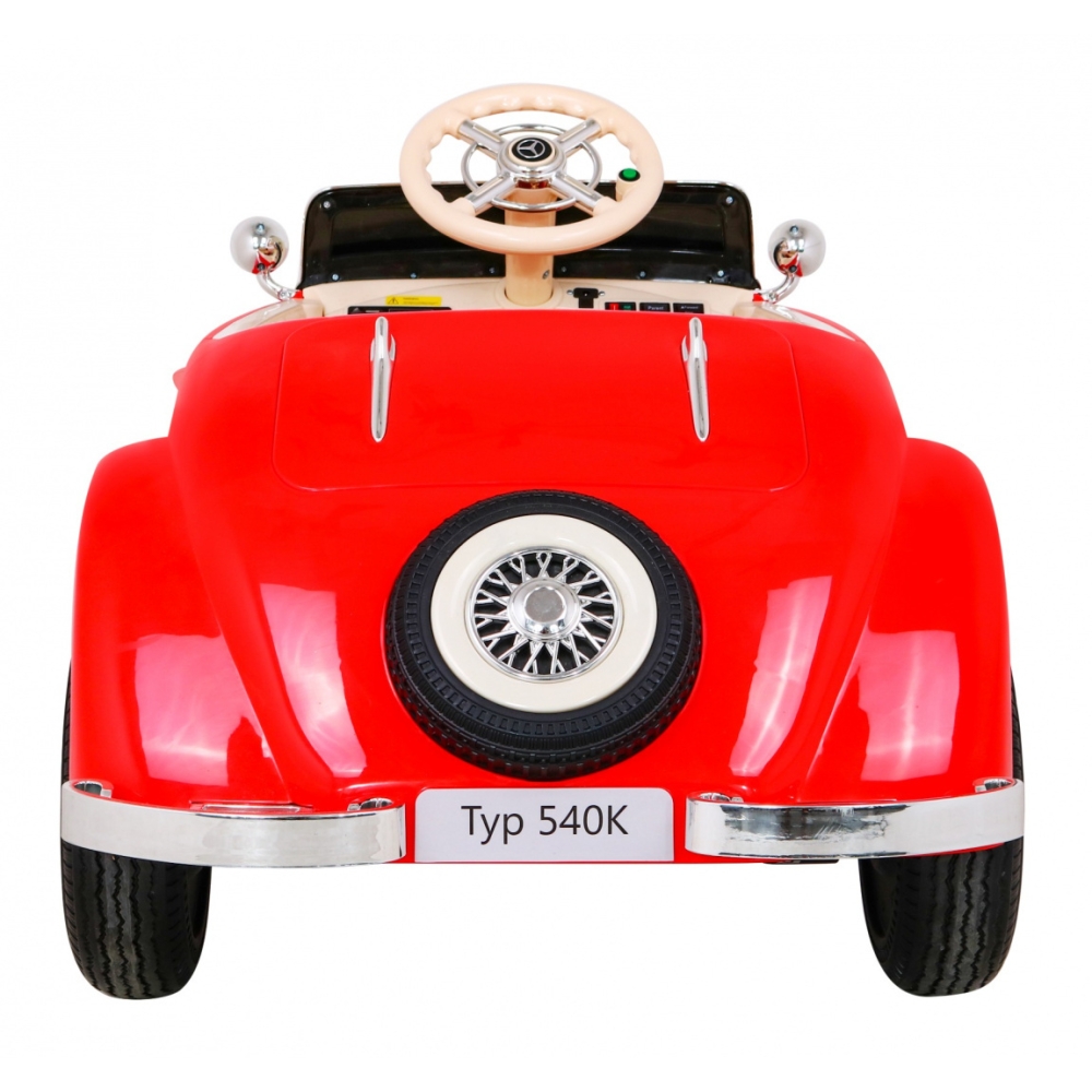 Elektromobilis Mercedes Benz Retro 540A, Red-Elektromobiliai vaikams, Mašinos-e-vaikas