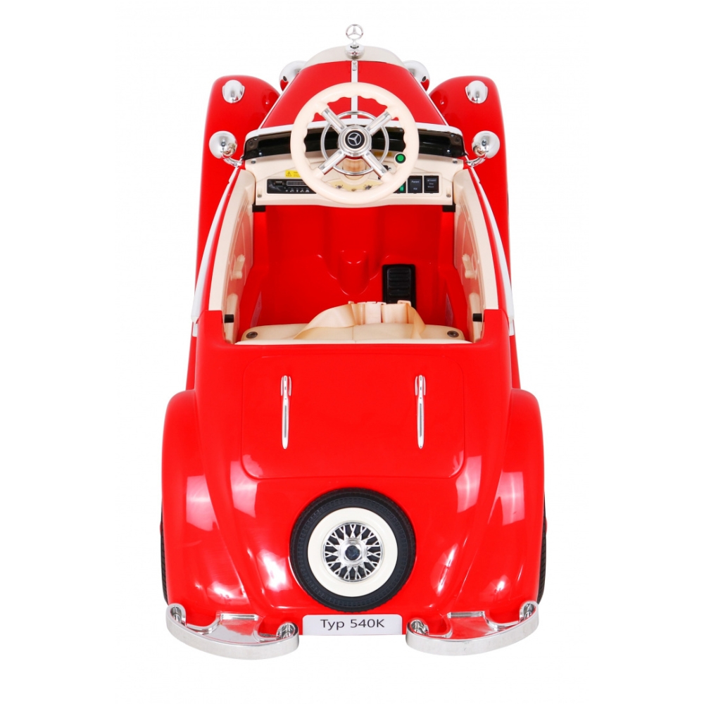 Elektromobilis Mercedes Benz Retro 540A, Red-Elektromobiliai vaikams, Mašinos-e-vaikas