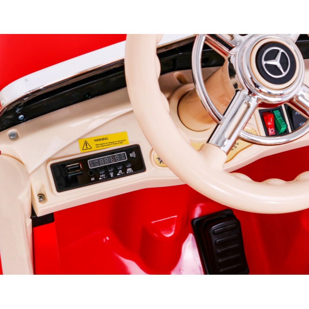 Elektromobilis Mercedes Benz Retro 540A, Red-Elektromobiliai vaikams, Mašinos-e-vaikas