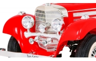 Mercedes Benz Retro 540A dla dzieci Czerwony + Tryb "Rodzica" + Pilot + Panel audio + LED