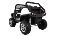Elektromobilis Mercedes Benz Unimog 4x4, White-Elektromobiliai vaikams, Visureigiai-e-vaikas