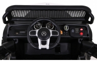 Elektromobilis Mercedes Benz Unimog 4x4, White-Elektromobiliai vaikams, Visureigiai-e-vaikas