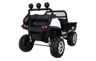 Mercedes Benz Unimog dla dzieci Biały + Napęd 4x4 + Pilot + Bagażnik + Wolny Start + MP3 LED