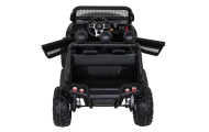 Elektromobilis Mercedes Benz Unimog 4x4, Black-Elektromobiliai vaikams, Visureigiai-e-vaikas