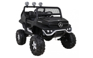 Elektromobilis Mercedes Benz Unimog 4x4, Black-Elektromobiliai vaikams, Visureigiai-e-vaikas