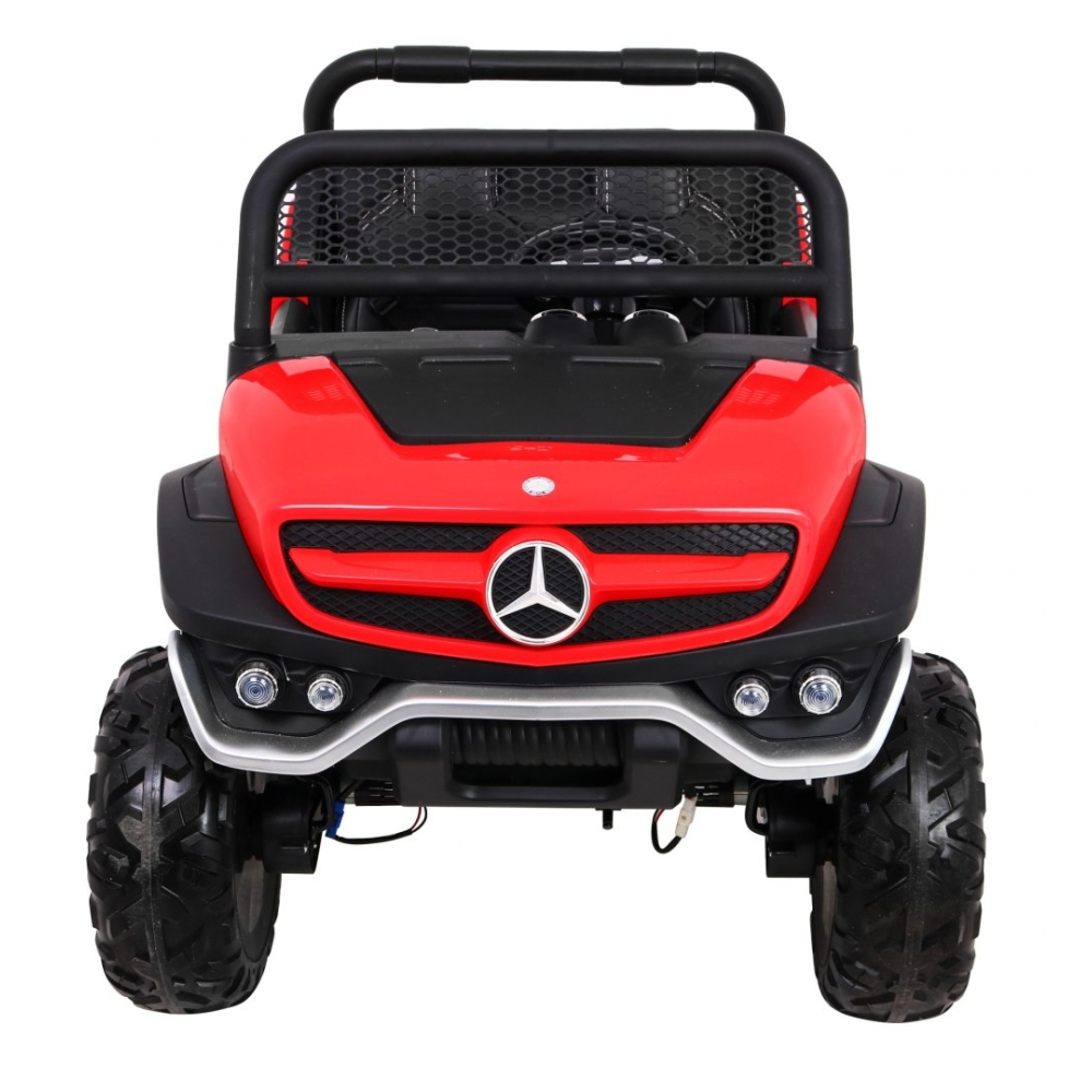 Elektromobilis Mercedes Benz Unimog 4x4, Red-Elektromobiliai vaikams, Visureigiai-e-vaikas