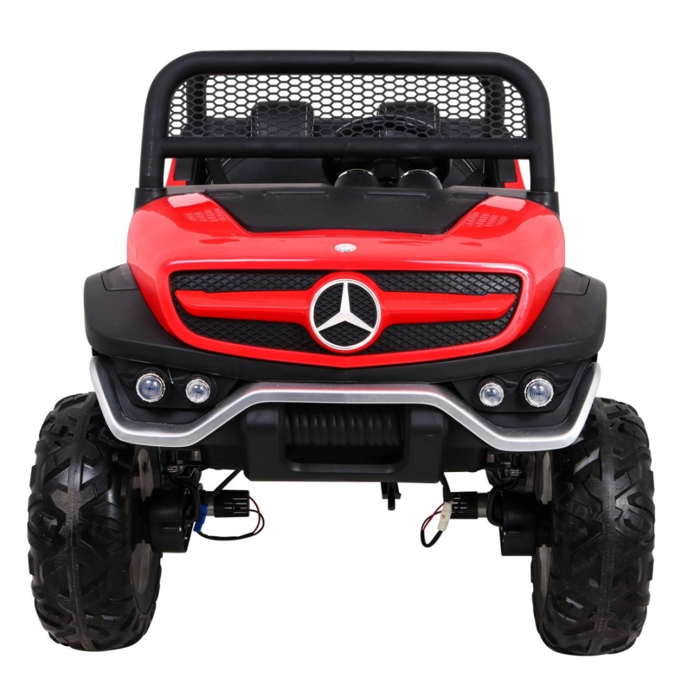 Elektromobilis Mercedes Benz Unimog 4x4, Red-Elektromobiliai vaikams, Visureigiai-e-vaikas