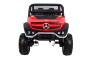 Elektromobilis Mercedes Benz Unimog 4x4, Red-Elektromobiliai vaikams, Visureigiai-e-vaikas