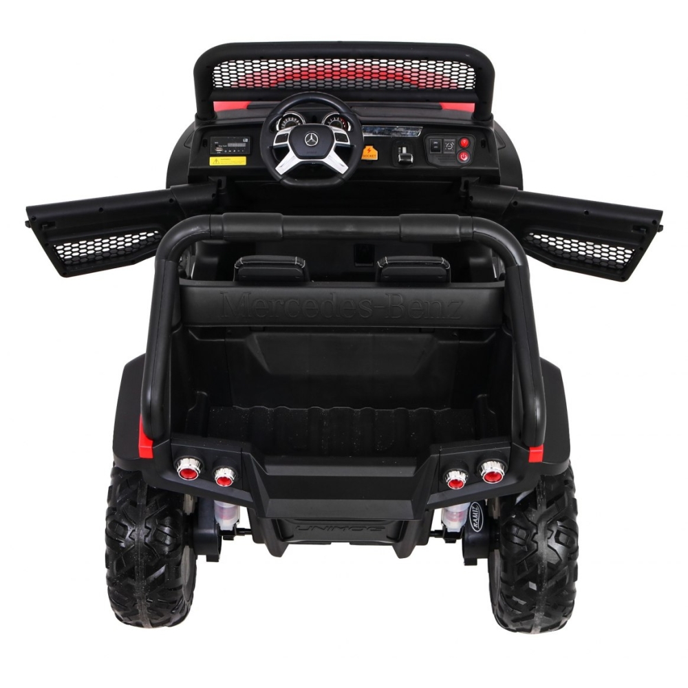 Elektromobilis Mercedes Benz Unimog 4x4, Red-Elektromobiliai vaikams, Visureigiai-e-vaikas