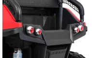 Mercedes Benz Unimog dla dzieci Czerwony + Napęd 4x4 + Pilot + Bagażnik + Wolny Start + MP3 LED