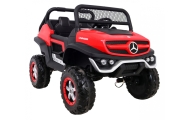 Elektromobilis Mercedes Benz Unimog 4x4, Red-Elektromobiliai vaikams, Visureigiai-e-vaikas