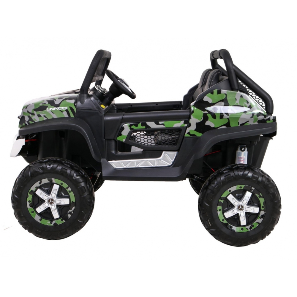 Elektromobilis Mercedes Benz Unimog 4x4, Moro-Elektromobiliai vaikams, Visureigiai-e-vaikas