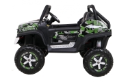 Mercedes Benz Unimog dla dzieci Lakier Moro + Napęd 4x4 + Pilot + Bagażnik + Wolny Start + Radio MP3 + LED