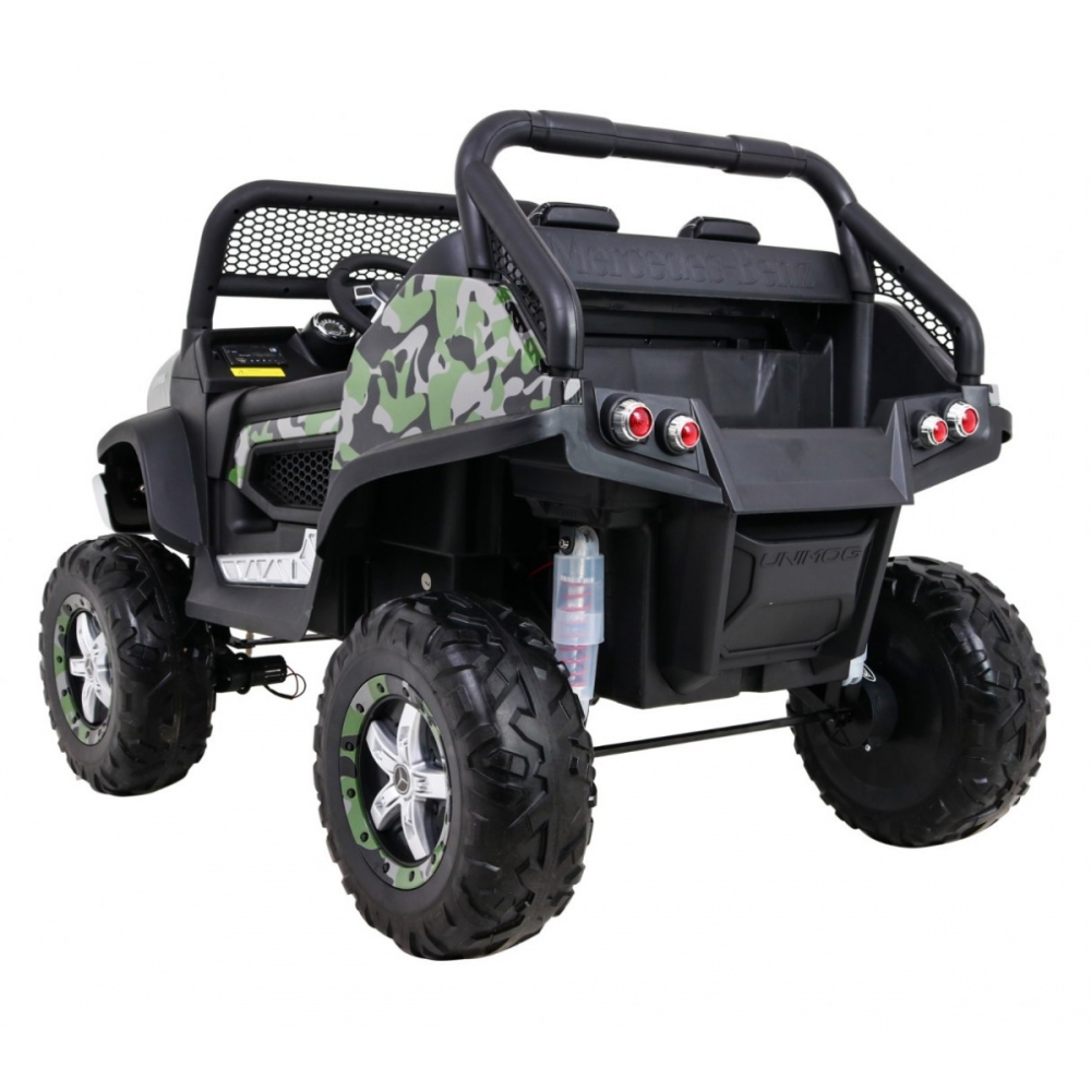 Elektromobilis Mercedes Benz Unimog 4x4, Moro-Elektromobiliai vaikams, Visureigiai-e-vaikas