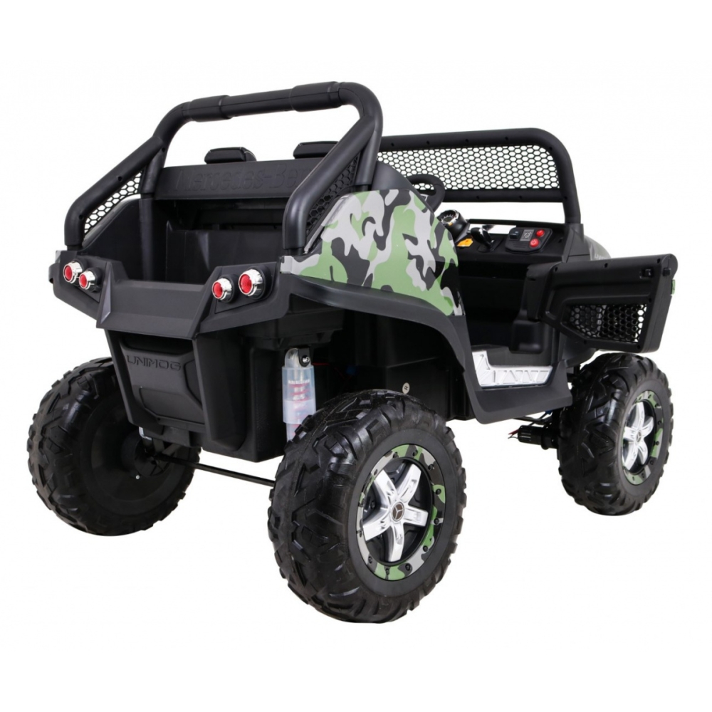 Elektromobilis Mercedes Benz Unimog 4x4, Moro-Elektromobiliai vaikams, Visureigiai-e-vaikas