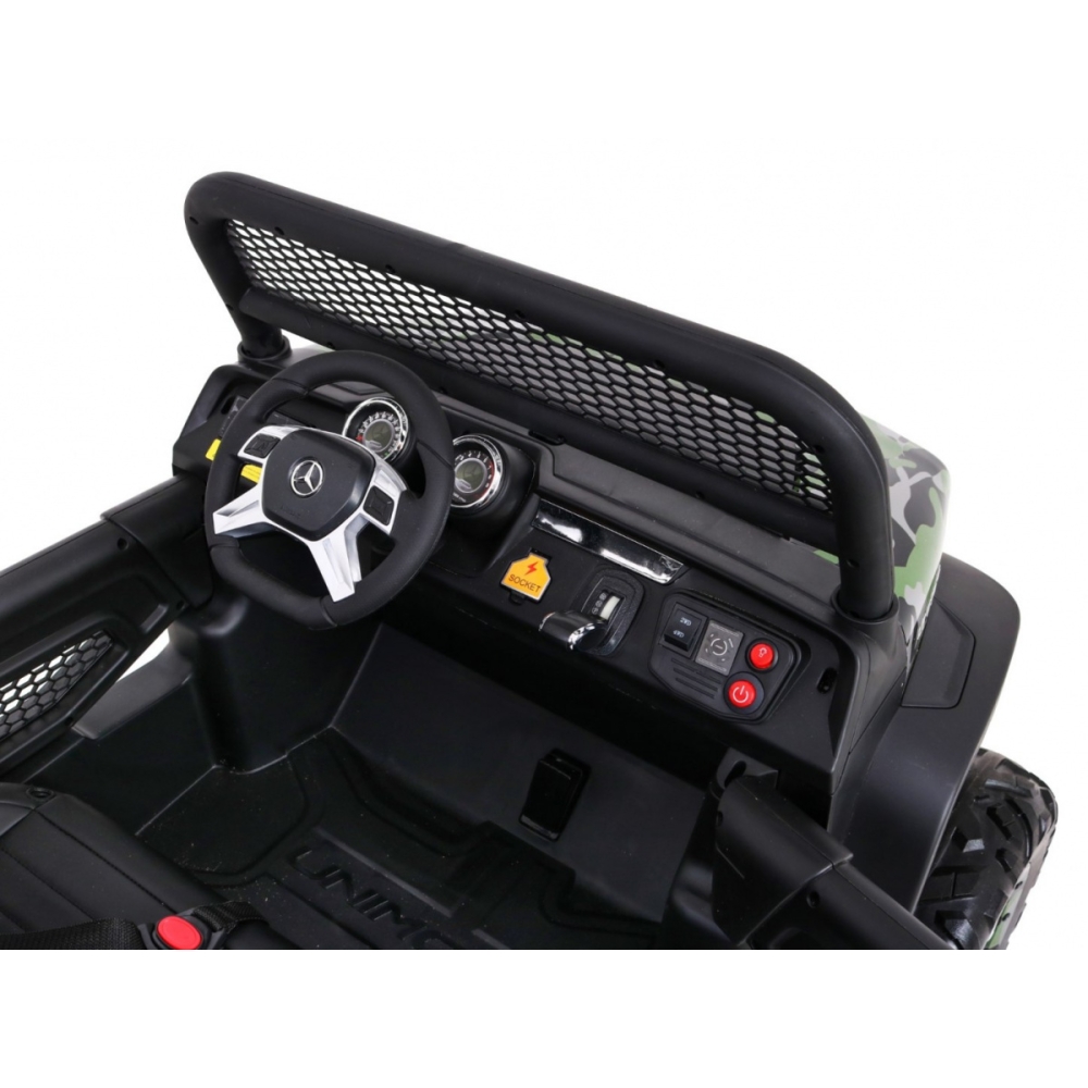 Elektromobilis Mercedes Benz Unimog 4x4, Moro-Elektromobiliai vaikams, Visureigiai-e-vaikas