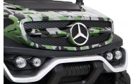Mercedes Benz Unimog dla dzieci Lakier Moro + Napęd 4x4 + Pilot + Bagażnik + Wolny Start + Radio MP3 + LED