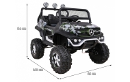 Mercedes Benz Unimog dla dzieci Lakier Moro + Napęd 4x4 + Pilot + Bagażnik + Wolny Start + MP3 LED