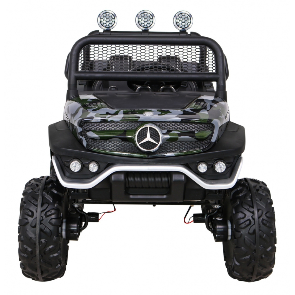 Elektromobilis Mercedes Benz Unimog 4x4, Moro-Elektromobiliai vaikams, Visureigiai-e-vaikas